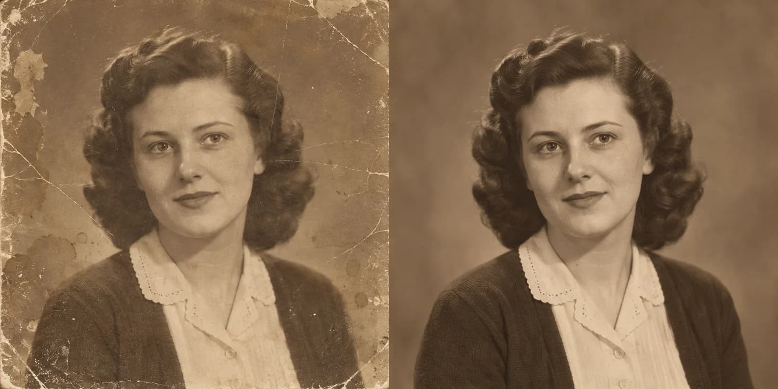 AI Photo Restoration: Before